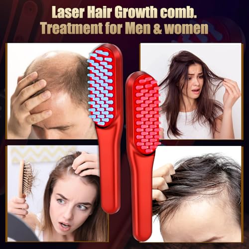 Hair Care Nutrition - Laser Hair Growth Comb, Red Light