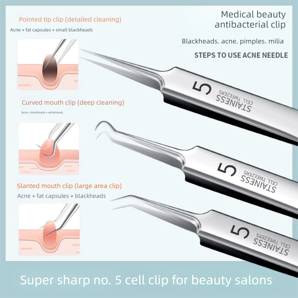 3-5pcs Ingrown Hair Tweezers A - Hair Care Clinic review and price