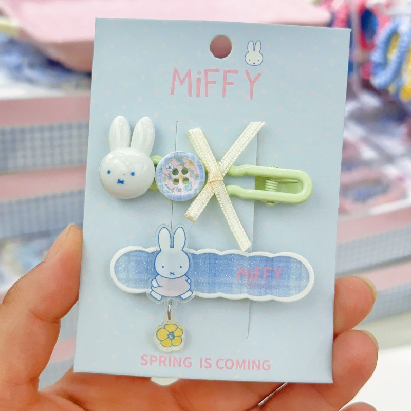 New Miffy rabbit bangs clip si - Hair Care Gift Set review and price
