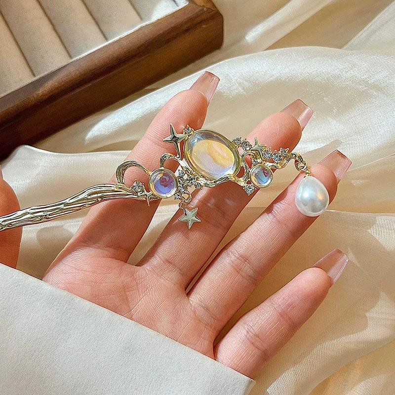 Moonstone Hairpin with Star &  - Hair Care Ingredients review and price