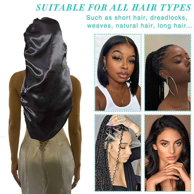Solid Color Bowknot Braid Bonn - Satin Hair Bonnet review and price