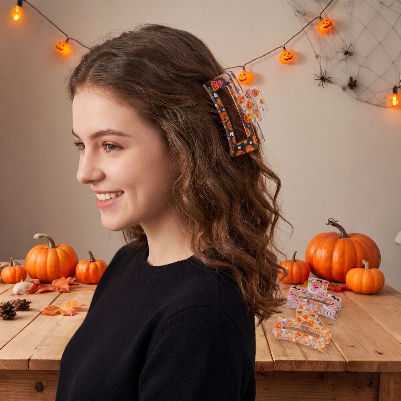 4pcs/set Halloween Hair Claw C - Hair Care Gift Set review and price