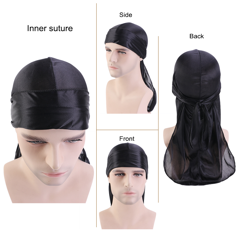 3PCS/LOT Long Durag Silk Satin - Satin Hair Bonnet review and price