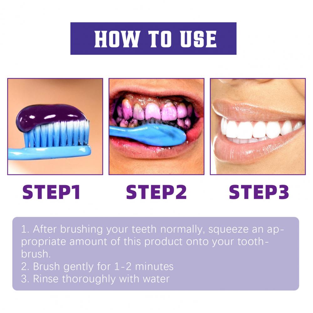 30ML Purple Blue Color Teeth W - Purple Toning Shampoo review and price