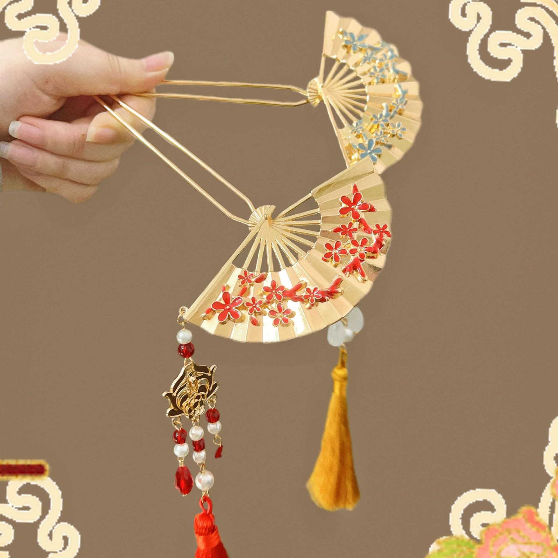 New Chinese style national fan - Hair Care Ingredients review and price