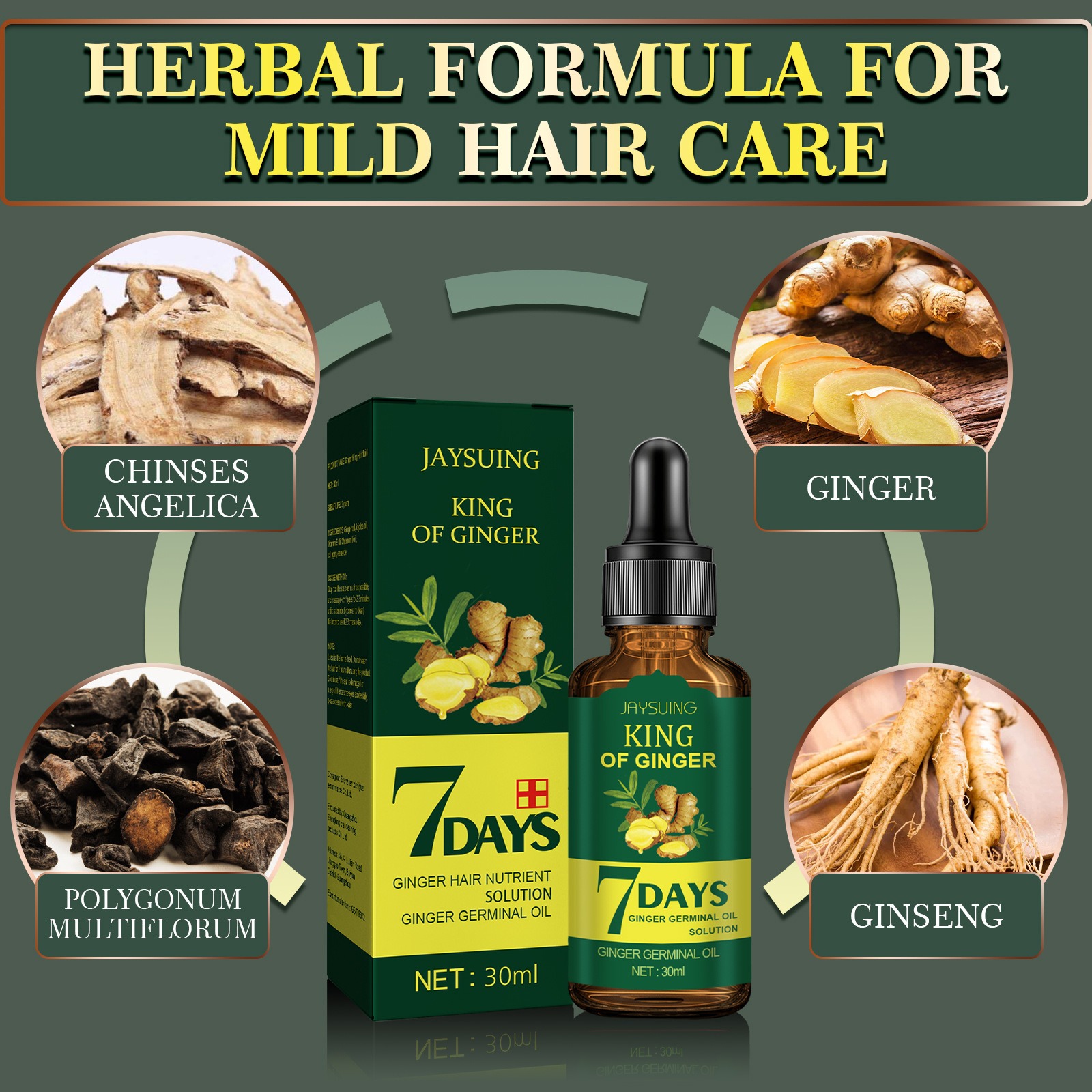 Ginger Hair Essence Anti Hair  - Hair Care Gisou review and price