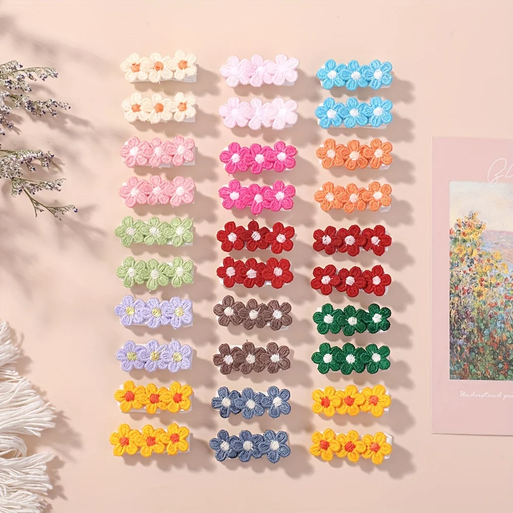 10Pcs/Set Baby Mini Flower Hai - Hair Care Gift Set review and price