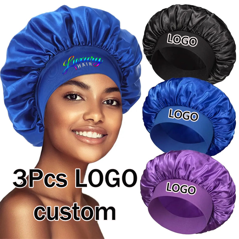 Comfy Satin Hair Bonnet 3 Pack - Satin Hair Bonnet review and price