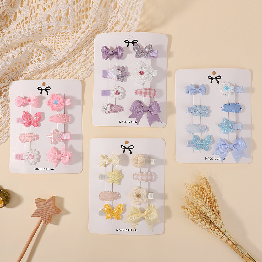 8Pcs/Set Girls Barrette Haircl - Hair Care Gift Set review and price
