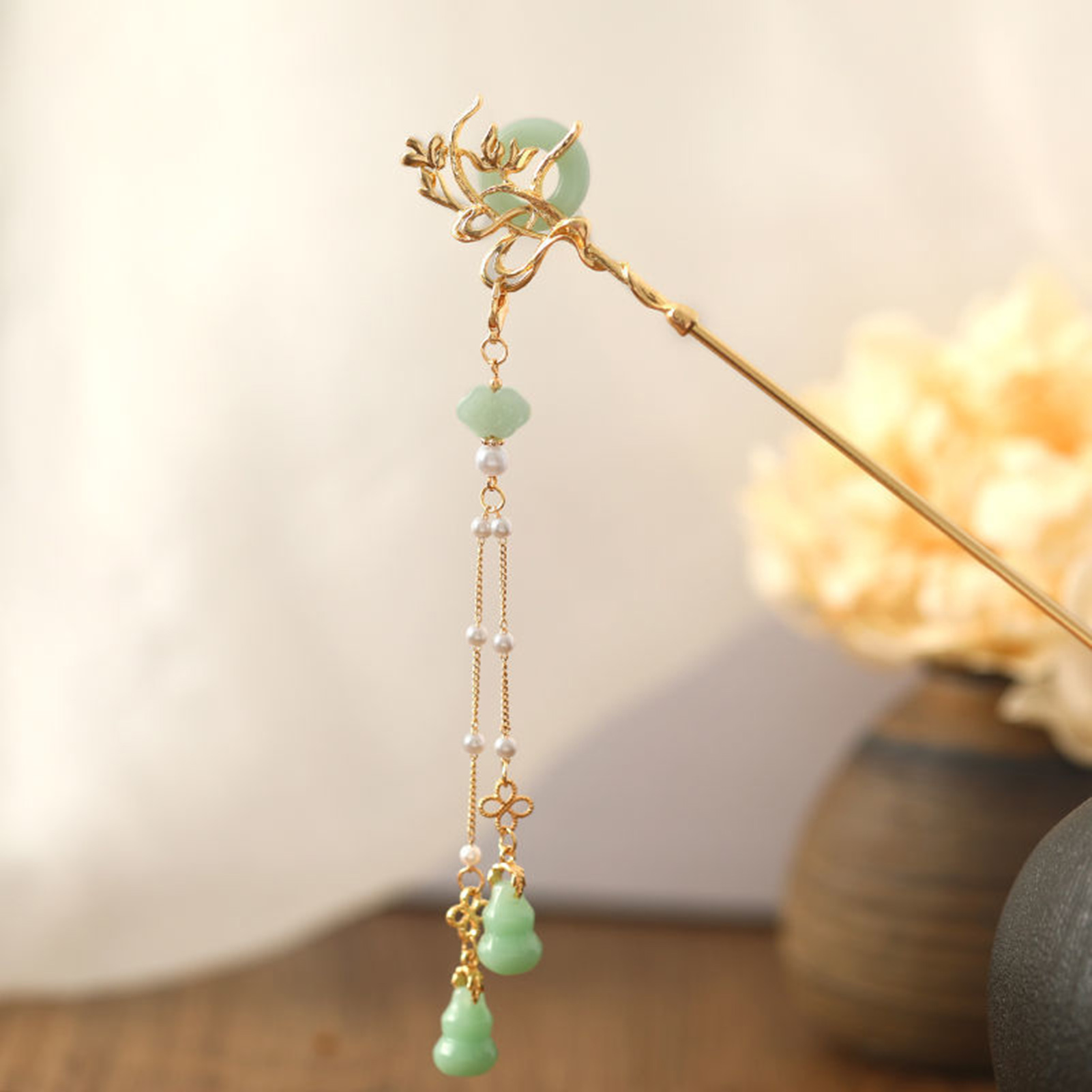 Chinese Style Glass Hairpin Fo - Hair Care Ingredients review and price