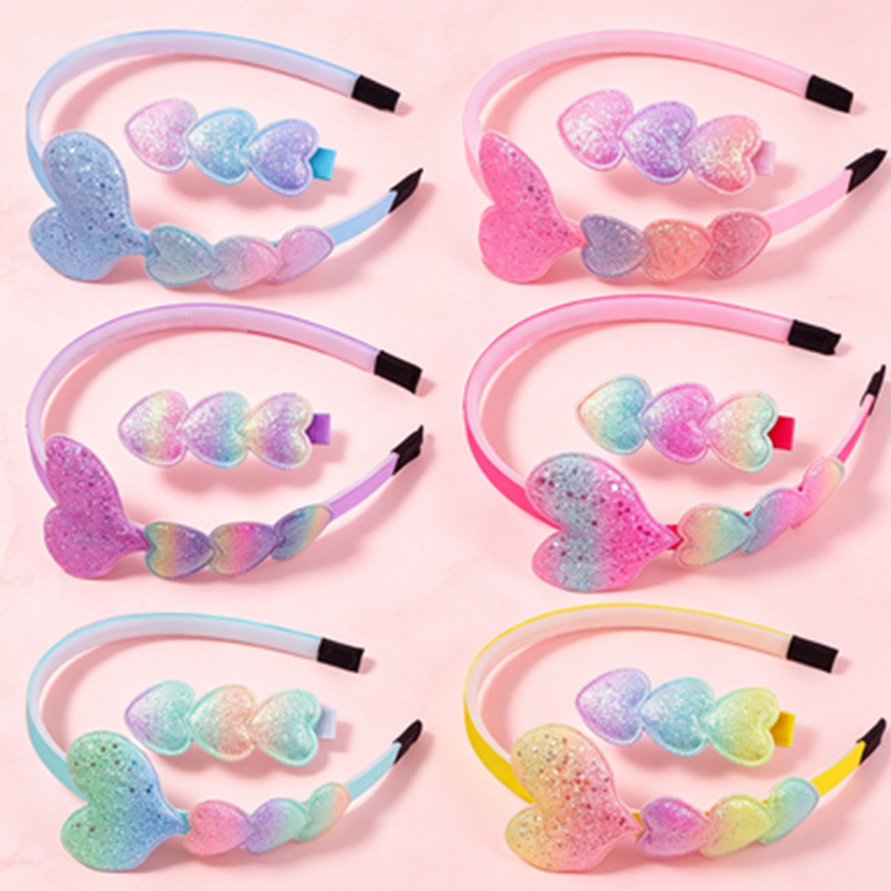 Glitter Heart Bow Headband Hai - Hair Care Gift Set review and price