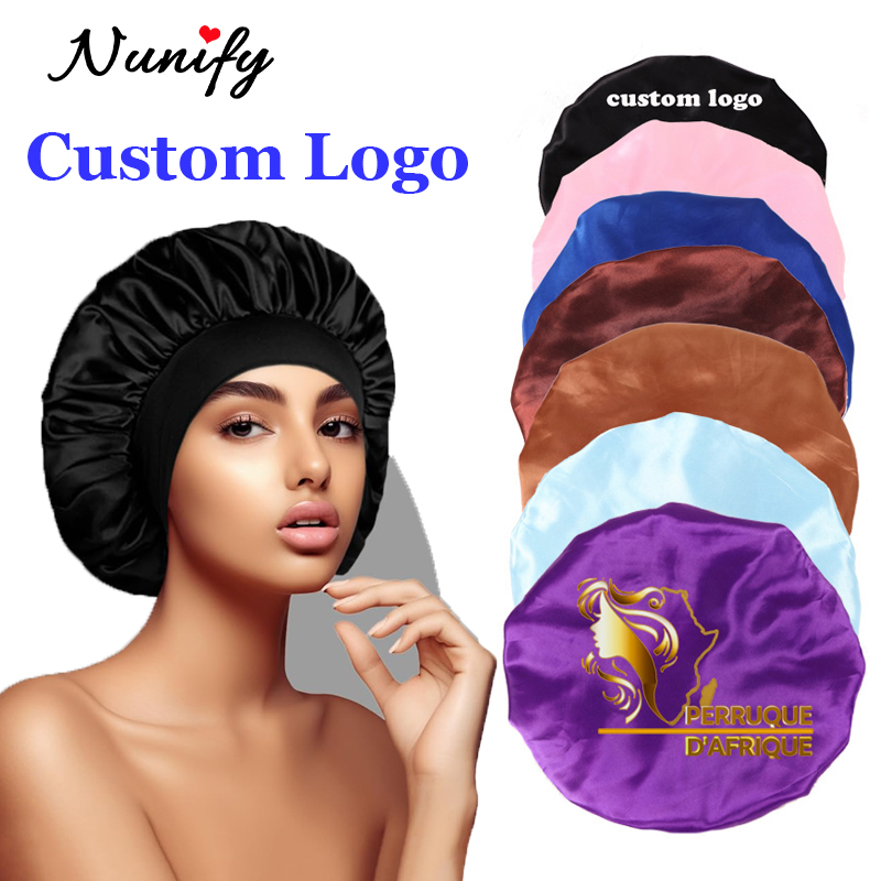 10Pcs Custom Logo Satin Bonnet - Satin Hair Bonnet review and price