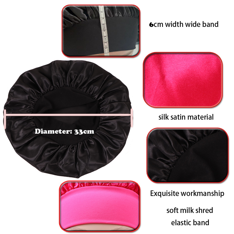10Pcs Custom Logo Satin Bonnet - Satin Hair Bonnet review and price