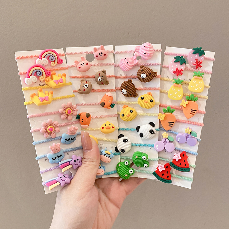 50 Pcs Girls Cartoon Fruit Ani - Hair Care Gift Set review and price