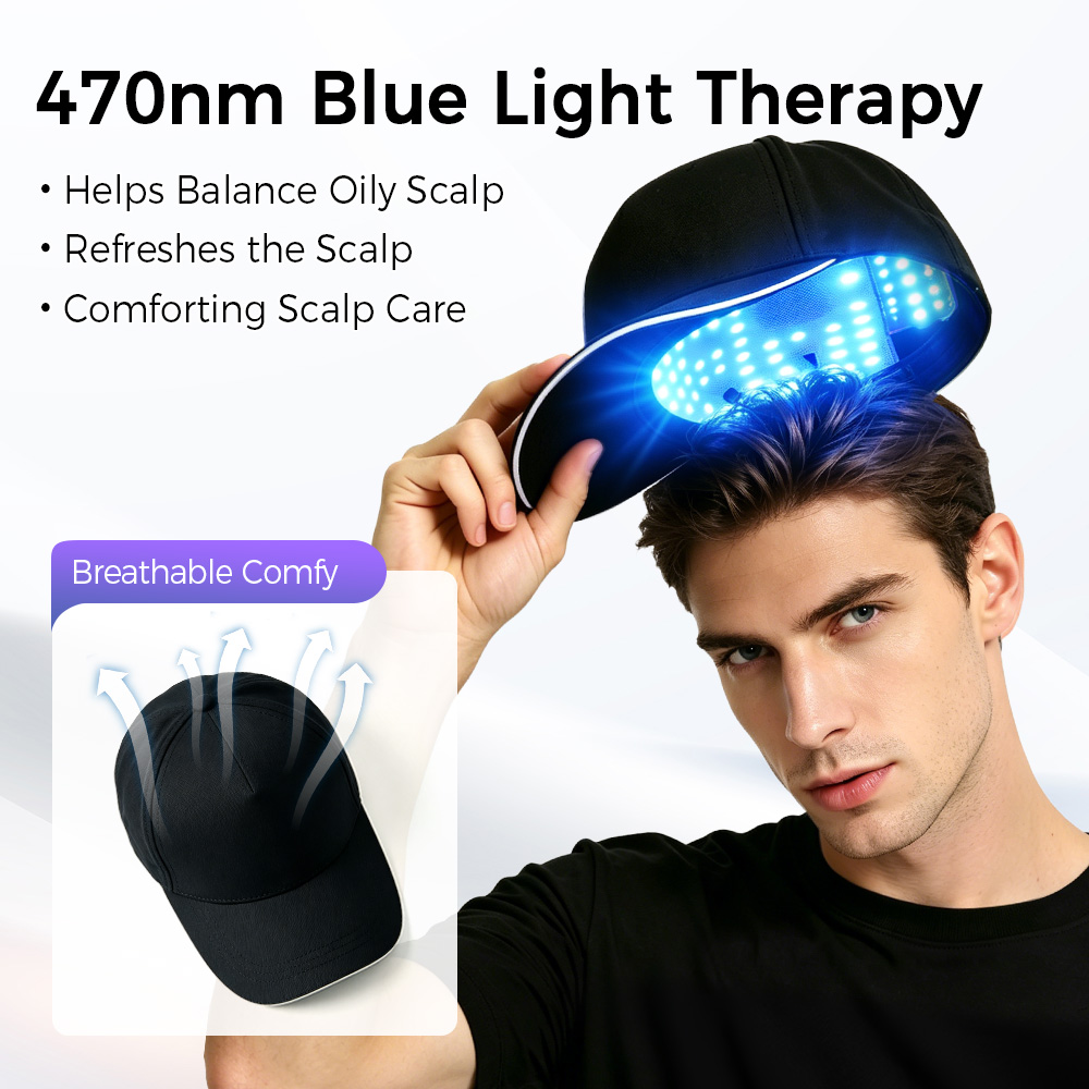 LED Hair Growth Cap Red Blue L - Hair Care Nutrition review and price