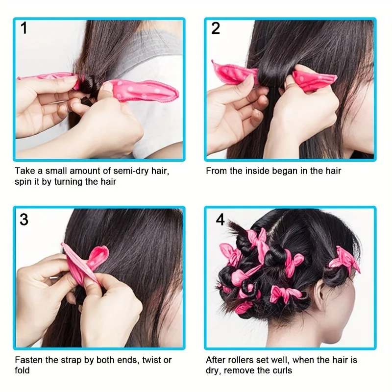 11pcs Hair Curlers Kit Heatles - Satin Hair Bonnet review and price